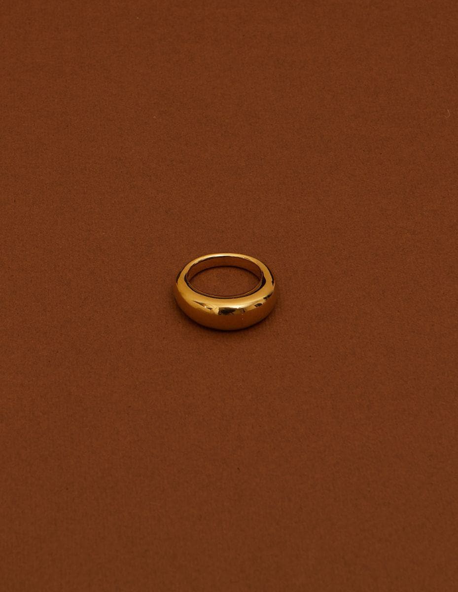 Standard Dome Gold Ring