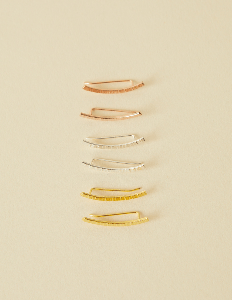 Morocco Ear Climbers - Rainbow Trio Set