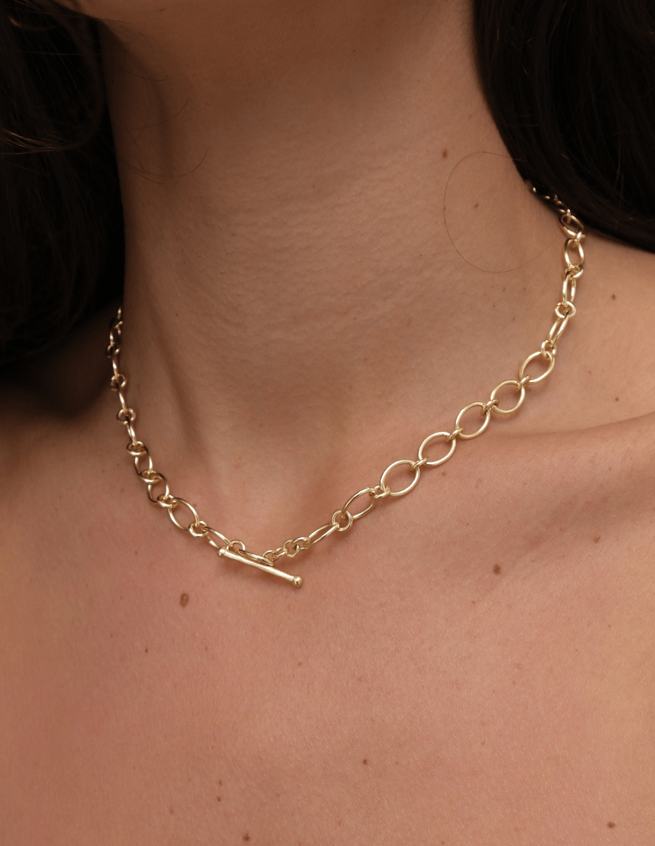 Ripples Chain Necklace Gold