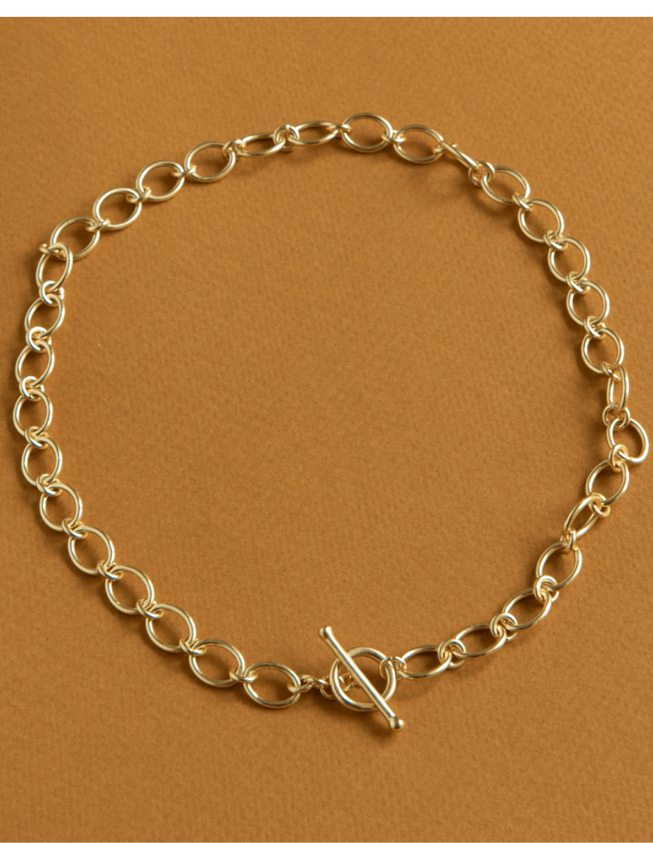Ripples Chain Necklace Gold