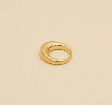 Tall Dome Gold Ring