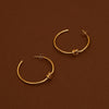Knot Gold Hoops