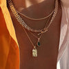 Yin Yang Necklace Diamond & Onyx Stones