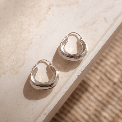 Picasso Silver Earrings - Bonito Jewelry