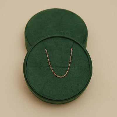 Stockholm Chain Necklace - Rose Gold Vermeil