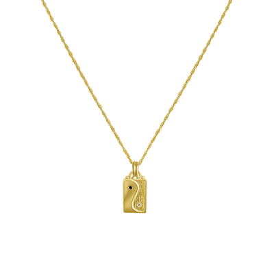 Yin Yang Gold  Necklace- Bonito Jewelry