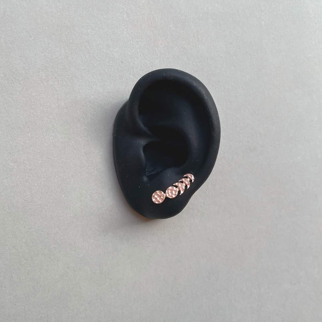 Namib Moon Climbers - Rose Gold - Bonito Jewelry