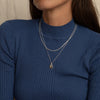 Snake Necklace Chain Silver
