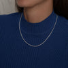 Snake Necklace Chain Silver