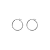 Sol Hoops Silver - Medium