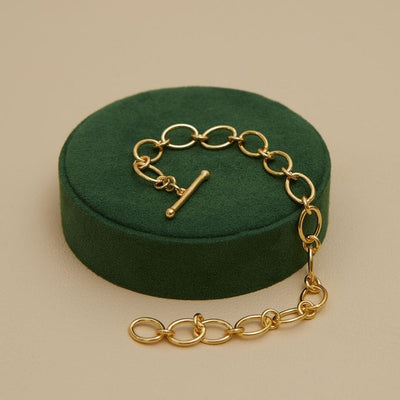 Ripples Chain Bracelet Gold