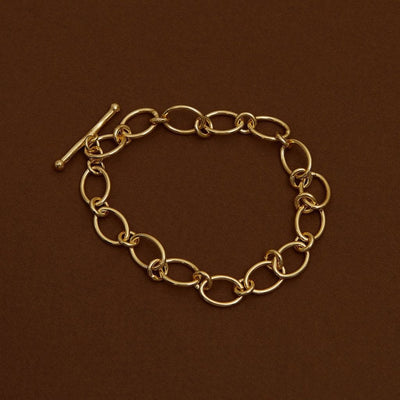 Ripples Chain Bracelet Gold